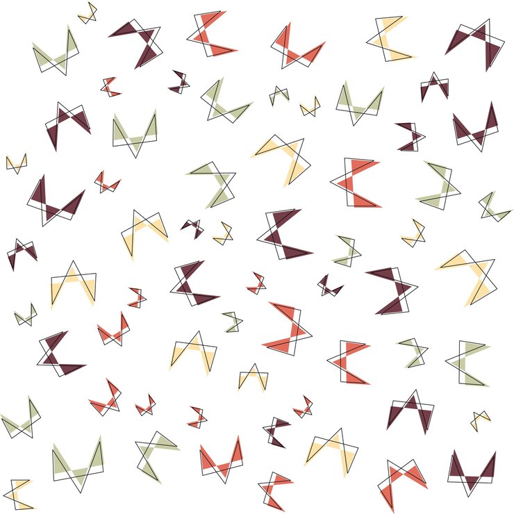 वेक्टर abstract irregular shape pattern