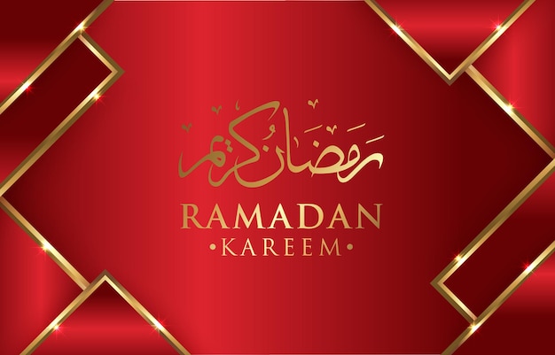 伝統的な飾りリード色ベクトルとイスラムの抽象的な背景