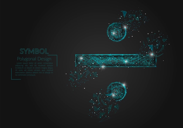 部門記号の抽象的な孤立した青いイメージ多角形の図は、空間または飛んでいるガラスの破片の真っ暗な夜空の星のように見えますウェブサイト Web インターネット用のデジタル デザイン