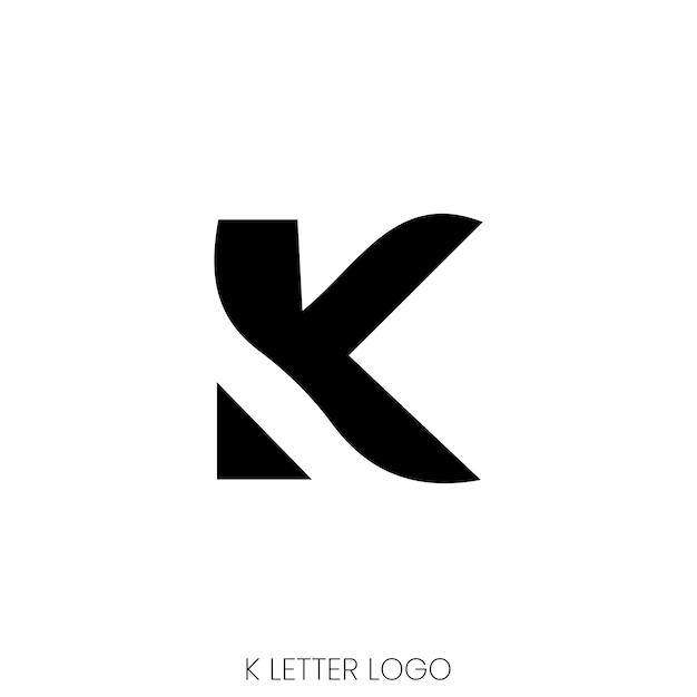 Vector abstract k letter logo