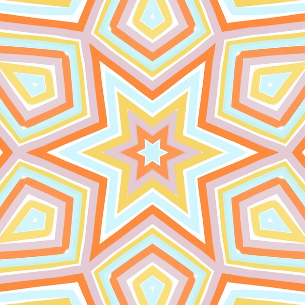 Abstract kaleidoscope background Beautiful kaleidoscope seamless pattern Multicolor mosaic texture Seamless kaleidoscope texture Unique kaleidoscope design