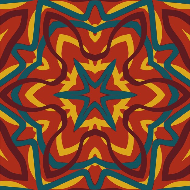 Abstract kaleidoscope background Beautiful kaleidoscope seamless pattern Multicolor mosaic texture Seamless kaleidoscope texture Unique kaleidoscope design