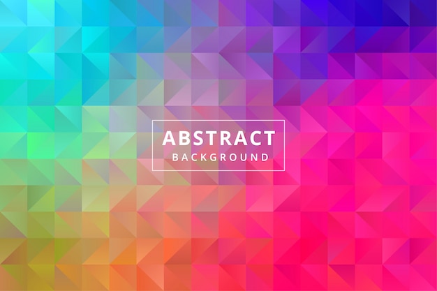 Abstract kleurrijk behang als achtergrond met veelhoekige veelhoekvorm Premium Vector