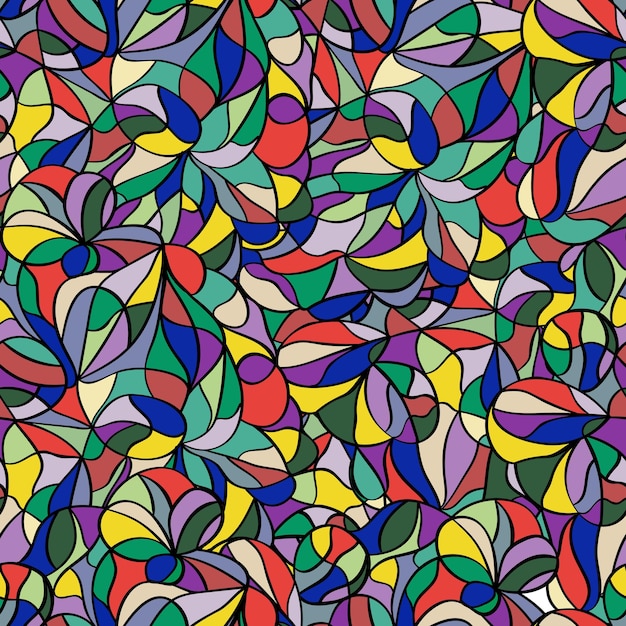 Abstract kleurrijk naadloos patroon voor banner kaart uitnodiging textiel inpakpapier