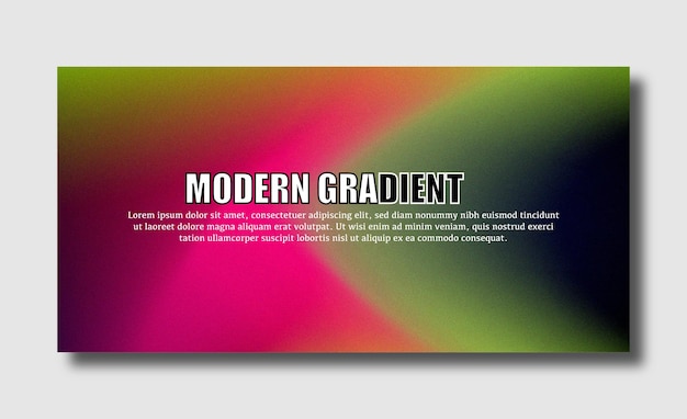Abstract kleurverloop moderne onscherpe achtergrond en filmkorreltextuursjabloon met een elegant