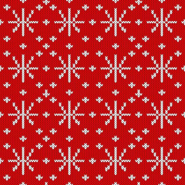 벡터 추상 니트 완벽 한 패턴입니다. 새해, 메리 크리스마스 포장지 니트 질감.