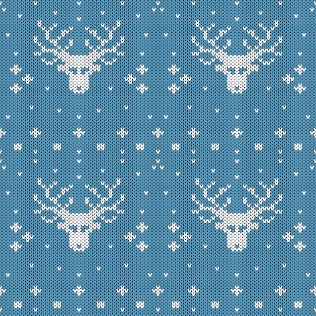 Abstract knitted seamless pattern. Knit texture for new year, merry christmas wrapping paper.