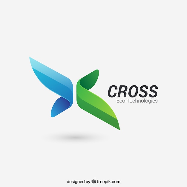 Abstract kruis logo