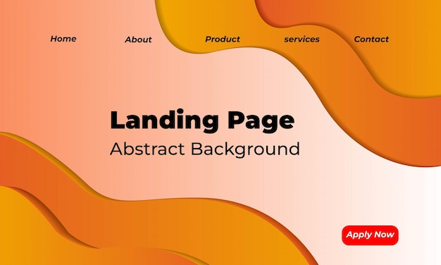 Abstract landing page colorful landing page background website page