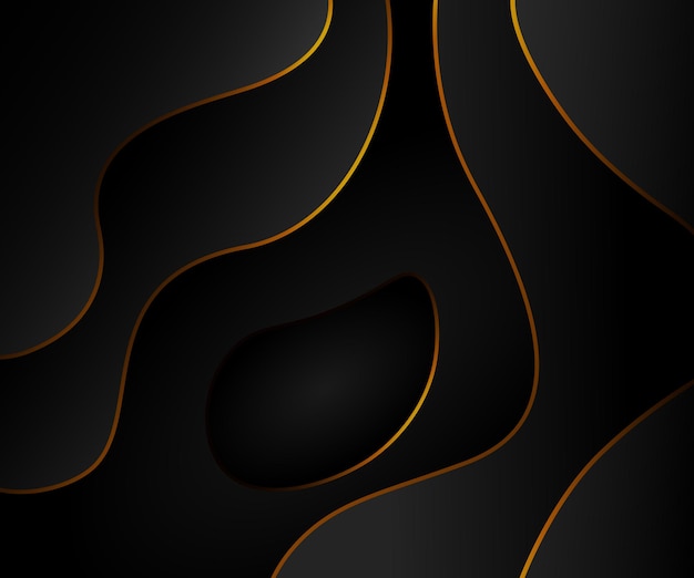 Abstract layout black background