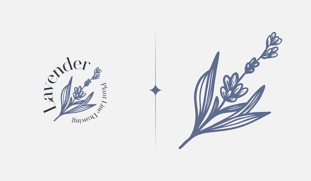 Abstract Leaf Flower Tree Logo Template Universeel creatief premium symbool Vector illustratie Creative Minimal design template Symbool voor Corporate Business Identity