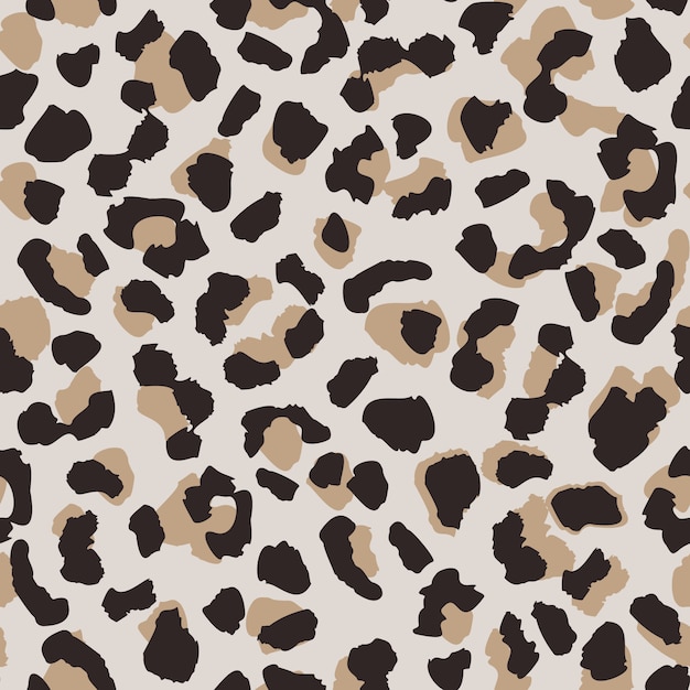 Abstract leopard huid naadloze patroon.