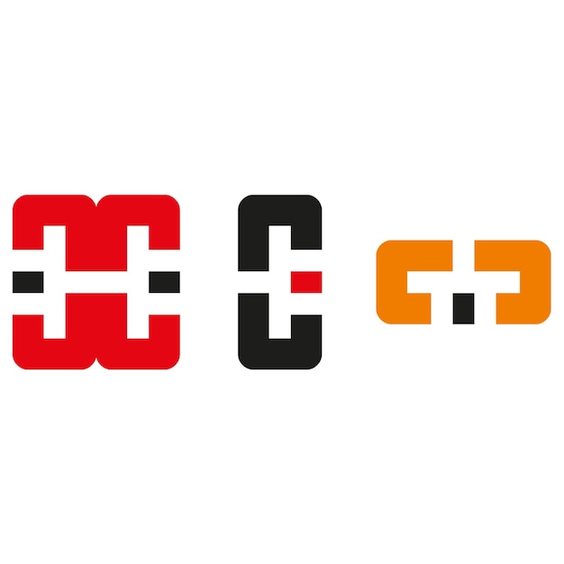 Abstract letter CM icon for branding