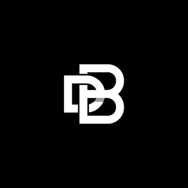 Abstract letter DB logo