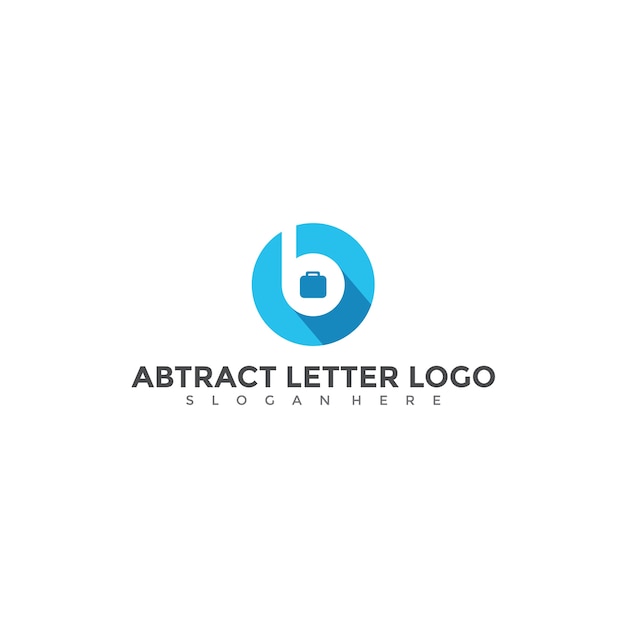 Abstract letter en tas logo ontwerp