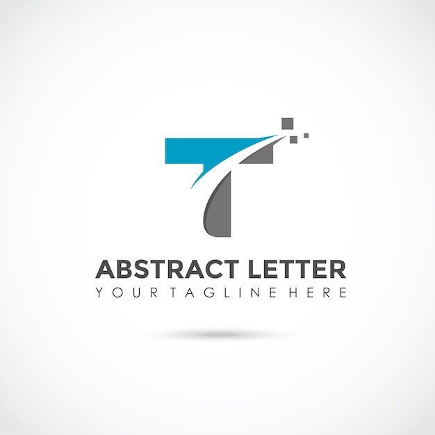 Vettore lettera astratta a logo design
