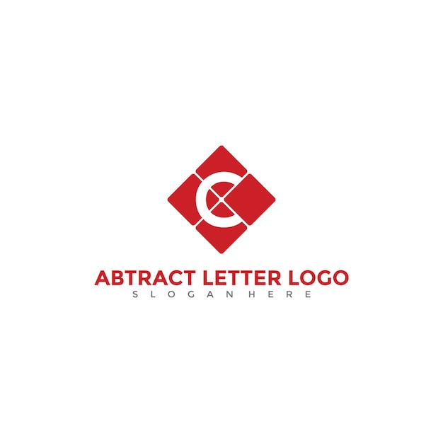 Lettera astratta a logo design