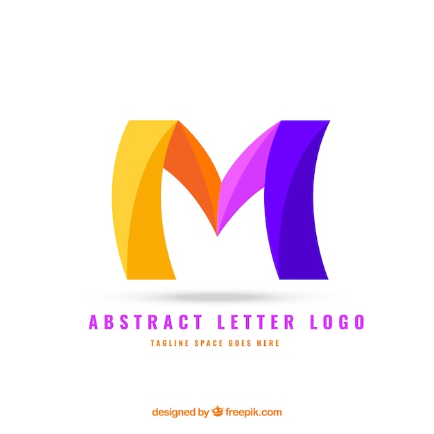 抽象文字のロゴ