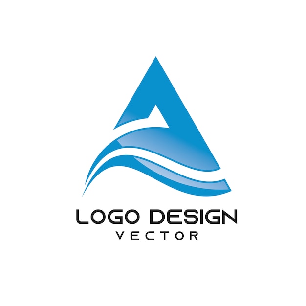 Abstract A letter logo