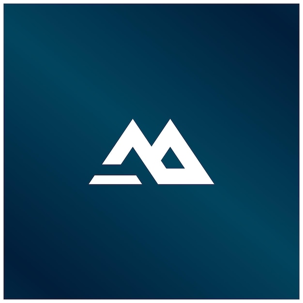 Абстрактная буква M логотип Современный логотип идея знак Универсальная эмблема векторная икона