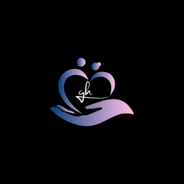 Lettera astratta monogramma health care wellness logo design