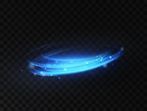 Abstract licht snelheid licht effect Kleurrijke licht ring HUD podium portaal kleurrijke neon gloed HUD PNG
