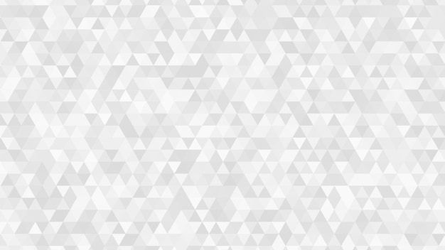 Vector abstract light background of small triangles in white and gray colors