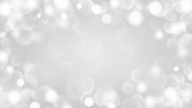 Abstract light background with bokeh effects in gray colors