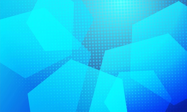 Abstract light blue hexagons background