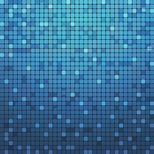 Abstract Light Blue Mosaic Background