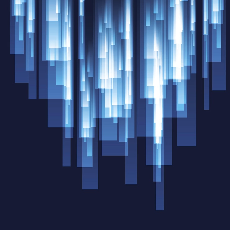 Vector abstract light glowing background