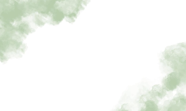Vettore acquerello verde chiaro astratto per biglietto da visita di sfondo e modello di volantino