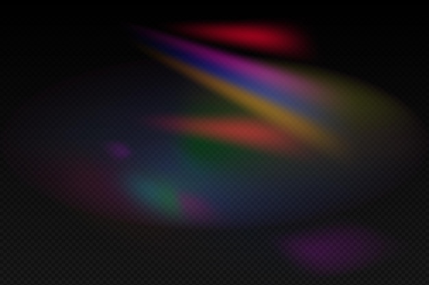 abstract light lens effect