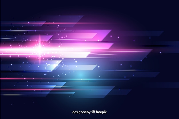 Vector abstract light movement background