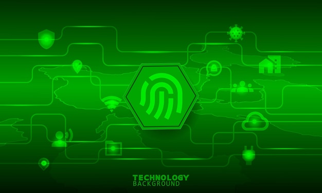 Abstract Light technology concept. technology background. neon effect. circuit board concept.