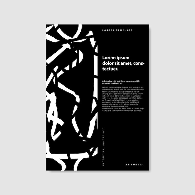 Vector abstract line cover background template for annual report cover notebook poster flyer brochure etc