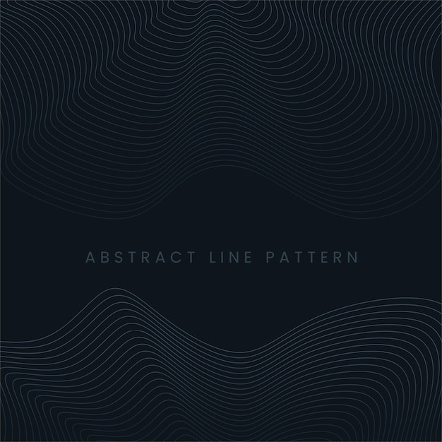 Abstract Line Pattern Background Vector Design