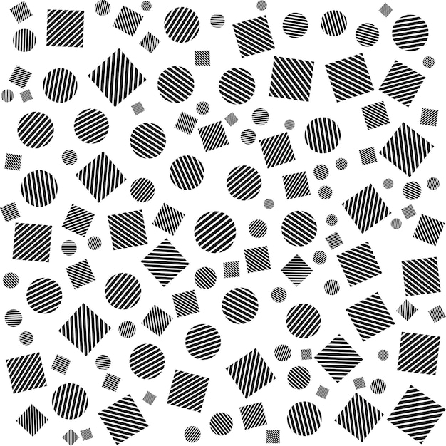 Vector abstract line shape pattern naadloos