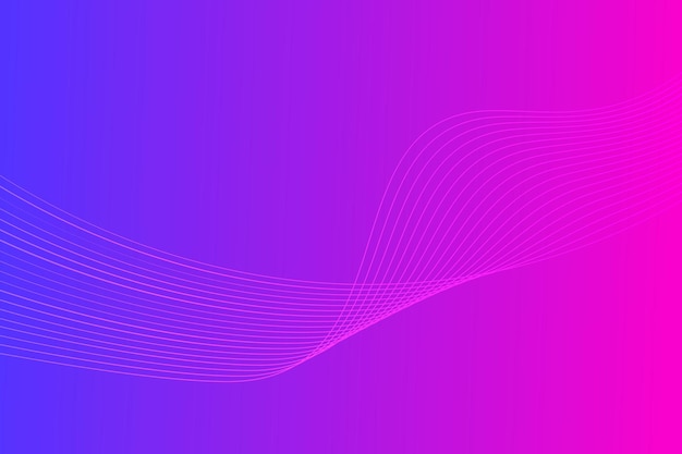 Abstract line wave gradient background