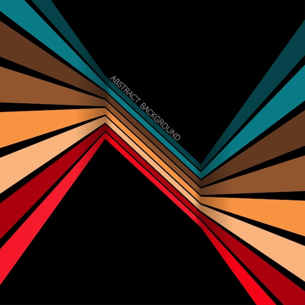 Abstract lines colorful wallpaper