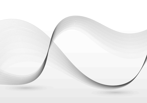 ベクトル 抽象的な線パターン デザイン装飾的なアートワーク シンプルな渦巻き波状のデザインの装飾的な背景