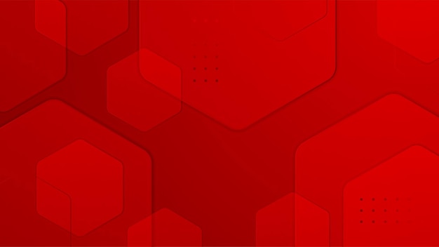 Vector abstract lines pattern technology on red gradients background