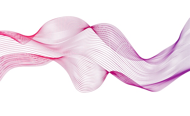 abstract lines vector illustration twisted thin lined background for design