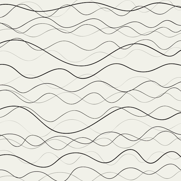 Vector abstract lines wave pattern background design