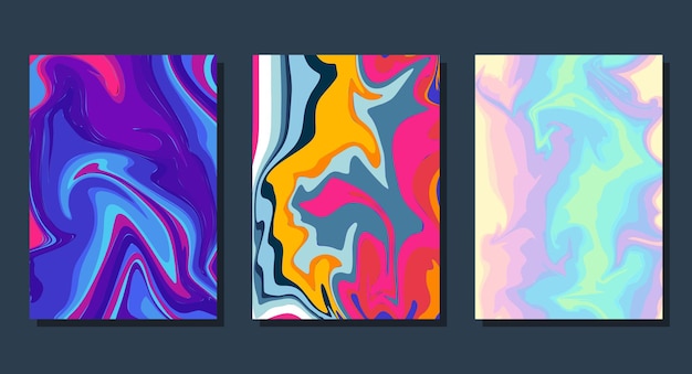 Abstract Liquid Background Vector