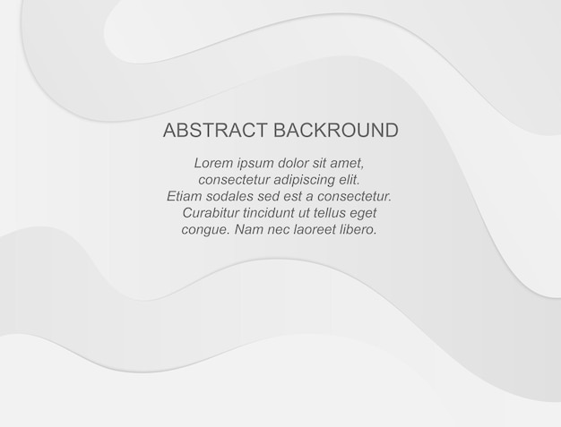 Abstract liquid background with white color gradation