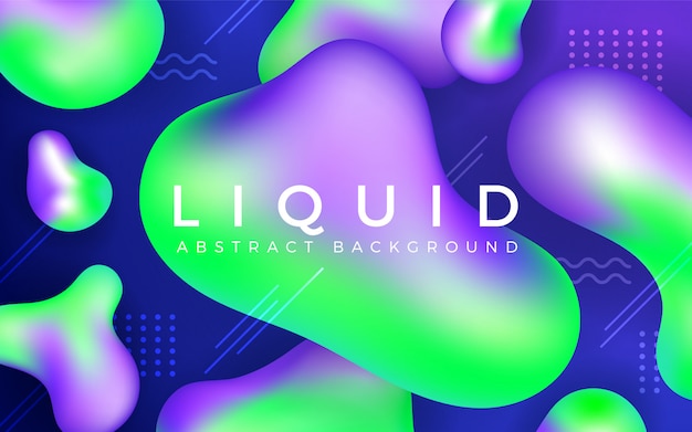 Abstract liquid background