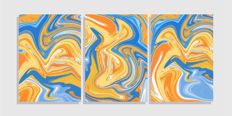 Abstract Liquid background
