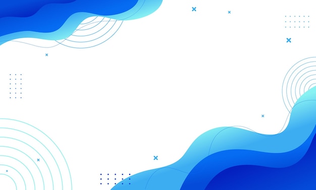 Abstract liquid blue gradient background