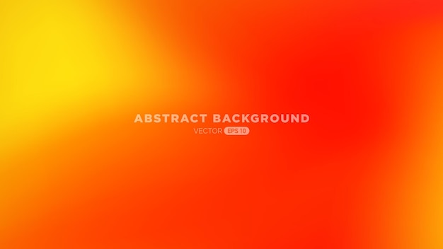 Vector abstract liquid blurred vibrant color blend colored smooth gradient mesh orange and yellow